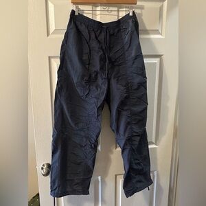 BDG navy parachute pants size XL